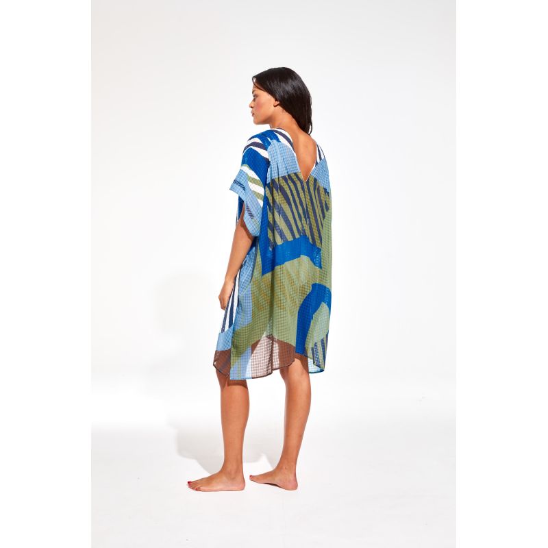 Robe Elia Carte Postale Bleu