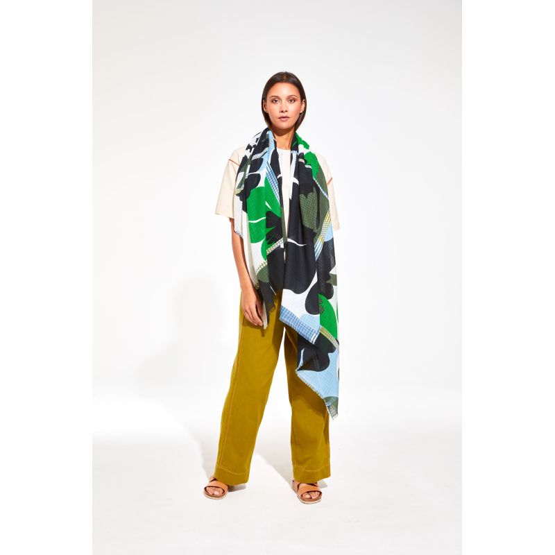Foulard Bloom Bleu