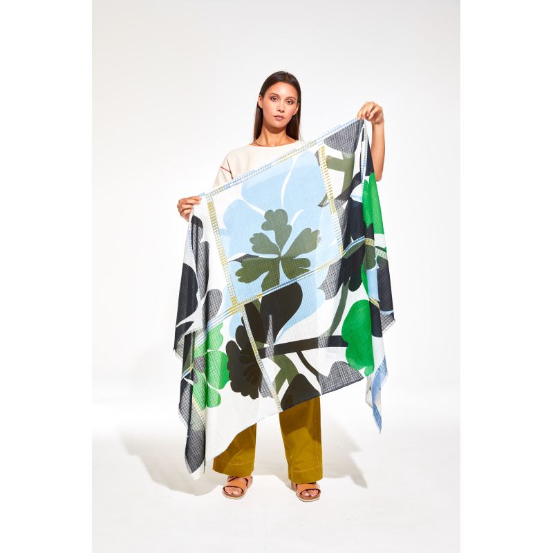 Foulard Bloom Bleu