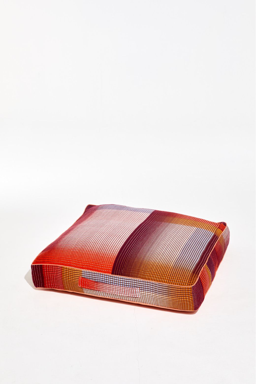Echo Burgundy Floor Cushion 80/80/12Cm