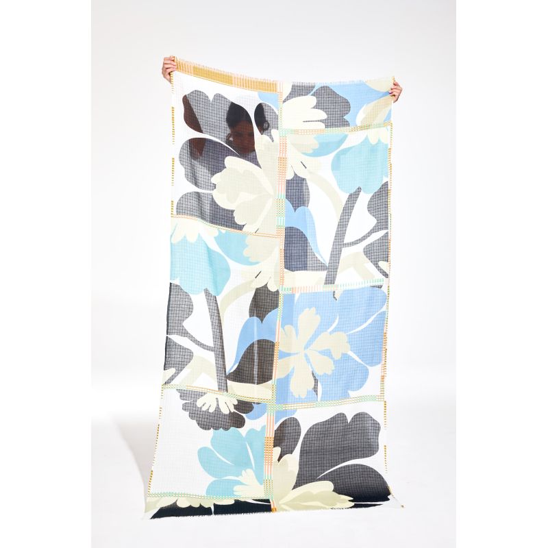 Foulard Bloom Kaki