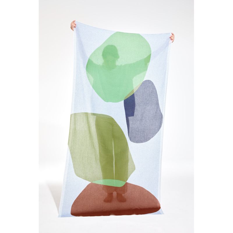 Foulard Galet Vert