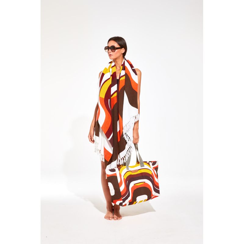 Drap De Plage Halo Cuivre