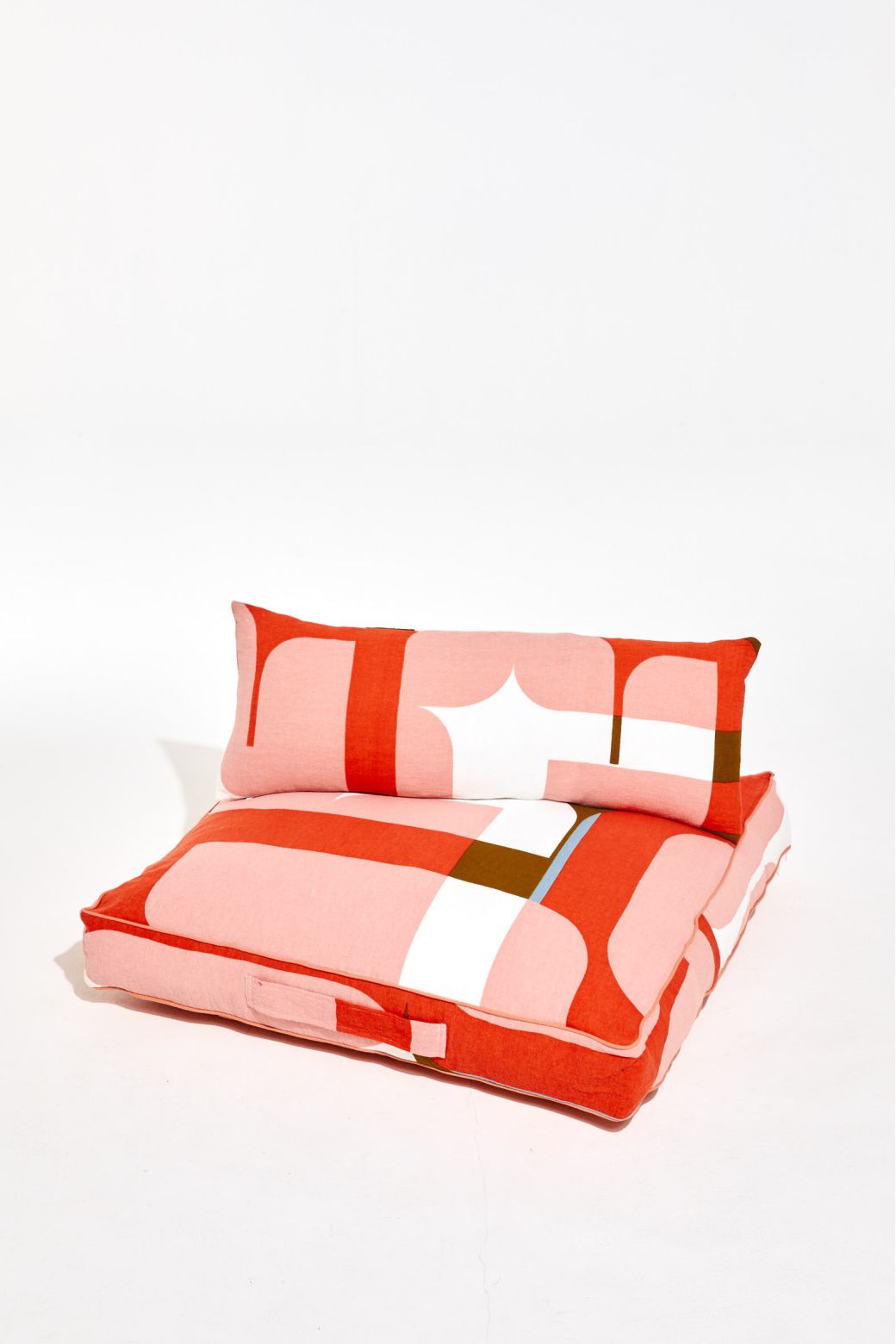 Chance Orange Floor Cushion 80/80/12Cm