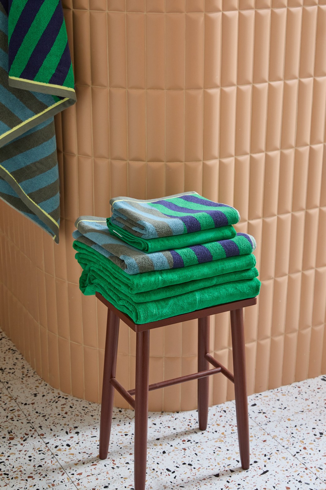 Serviette de bain Rythme Vert