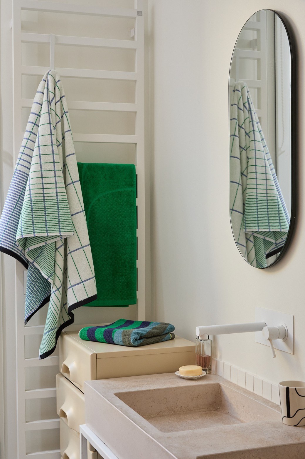 Serviette de bain Rythme Vert