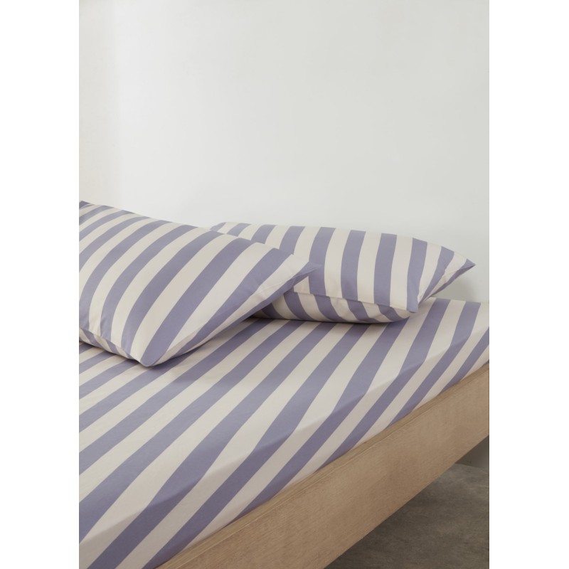 Drap Housse Diagonal Violet