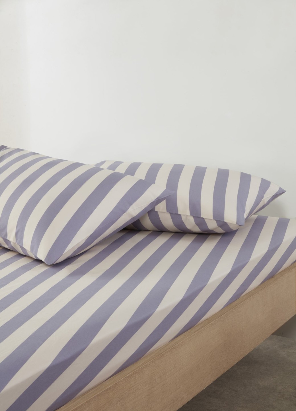 Drap Housse Diagonal Violet