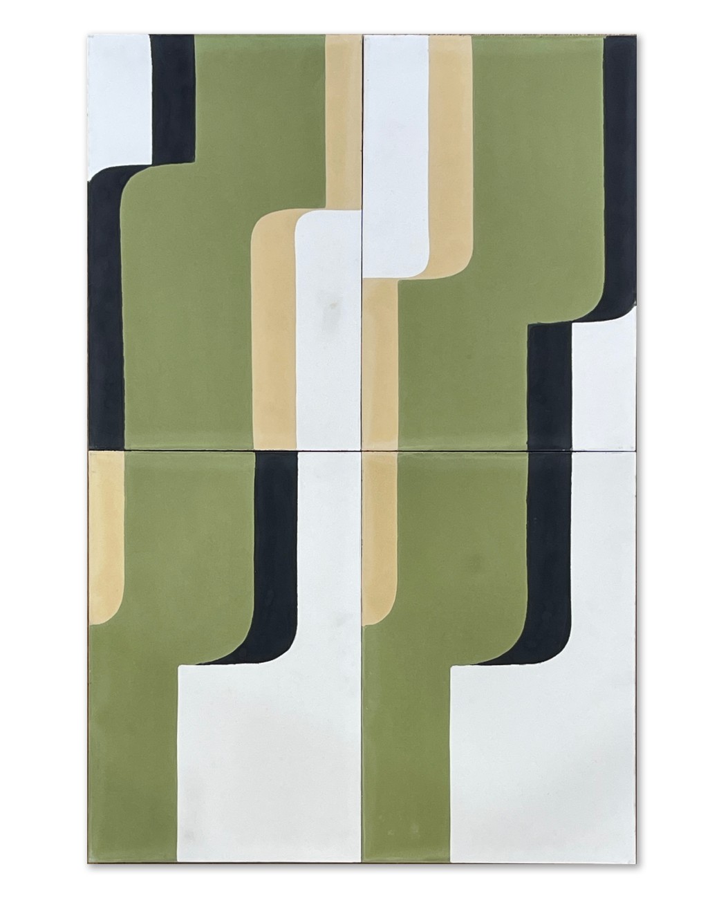 Carreau de Ciment Celeste Crocodile