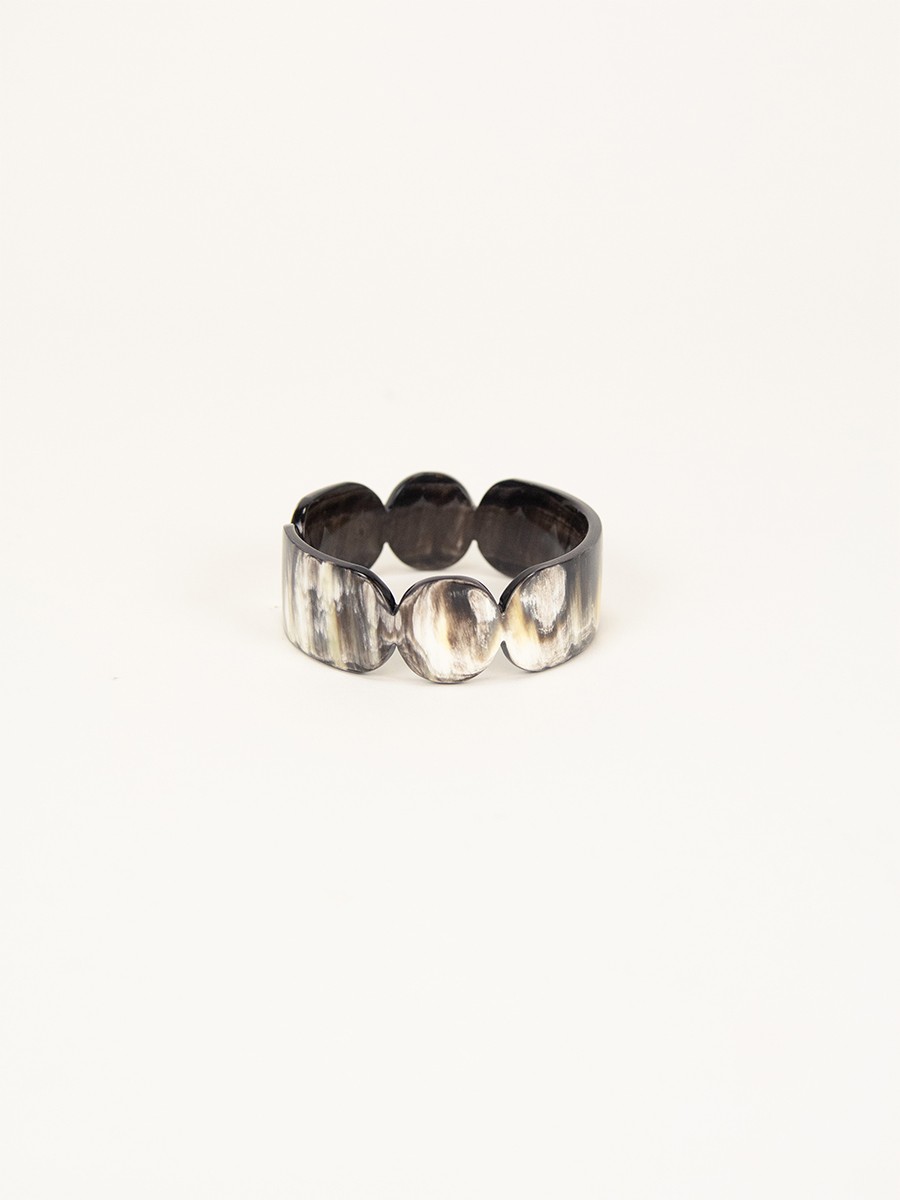 Bracelet 25 Totem en corne noire taille S