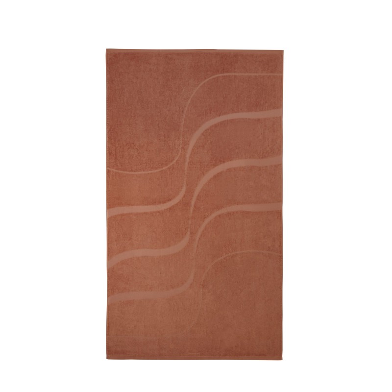 Serviette de bain Rythme Brun