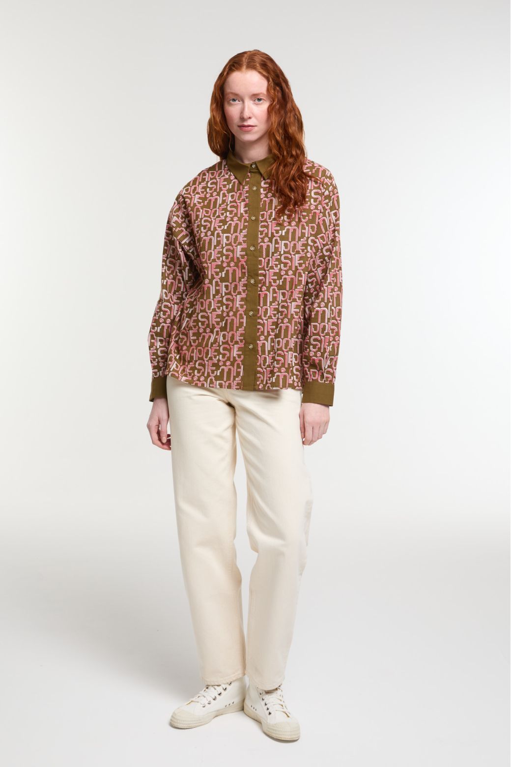 Chemise Rosalie Origine Kaki Rose