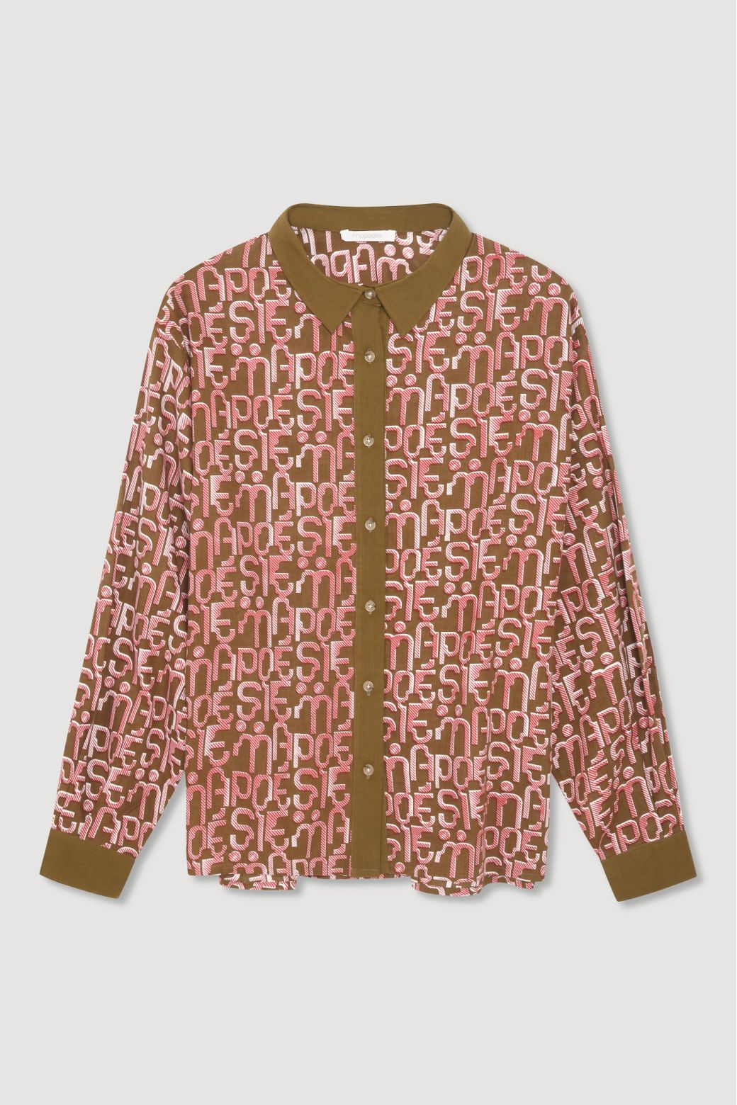 Chemise Rosalie Origine Kaki Rose