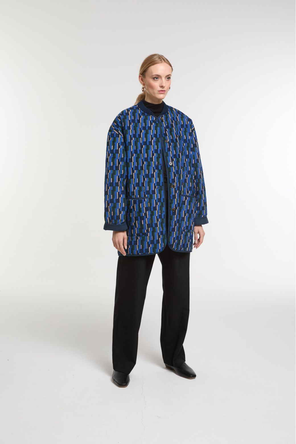 Manteau Gustave Mystere Bleu