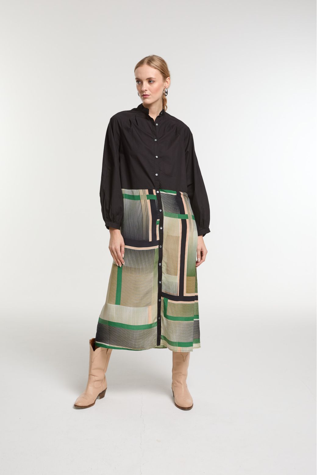 Robe Eulalie Prisme Vert