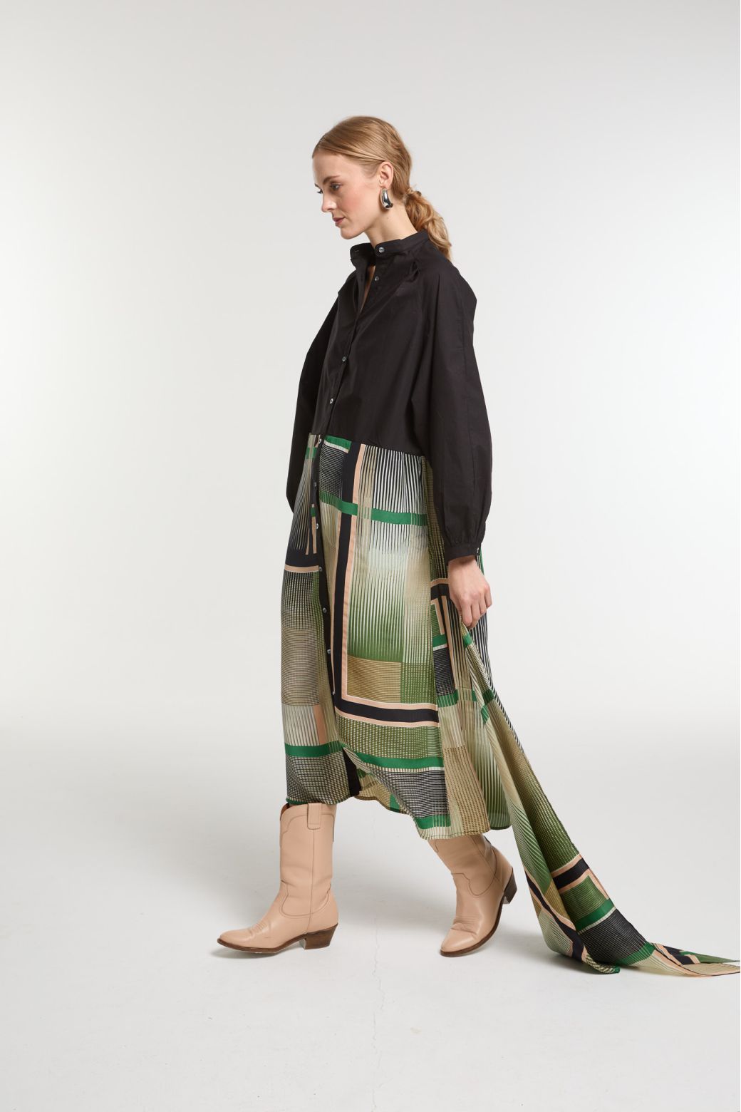 Robe Eulalie Prisme Vert