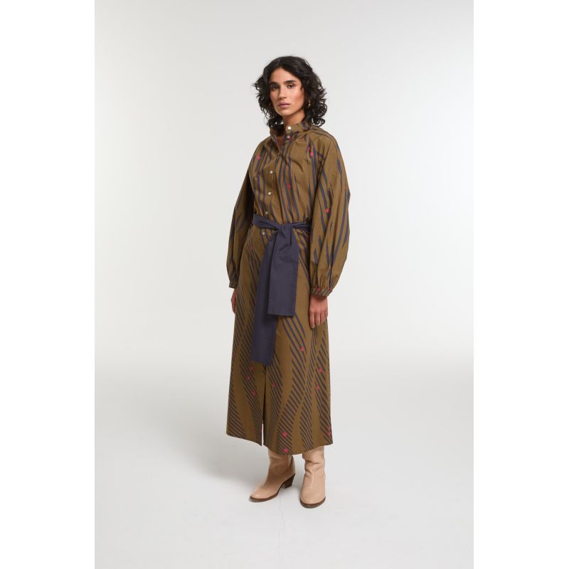 Robe Eulalie Moon Kaki