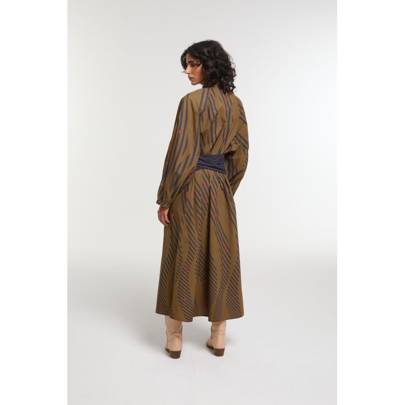 Robe Eulalie Moon Kaki