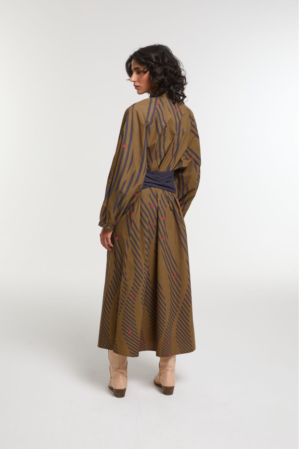 Robe Eulalie Moon Kaki