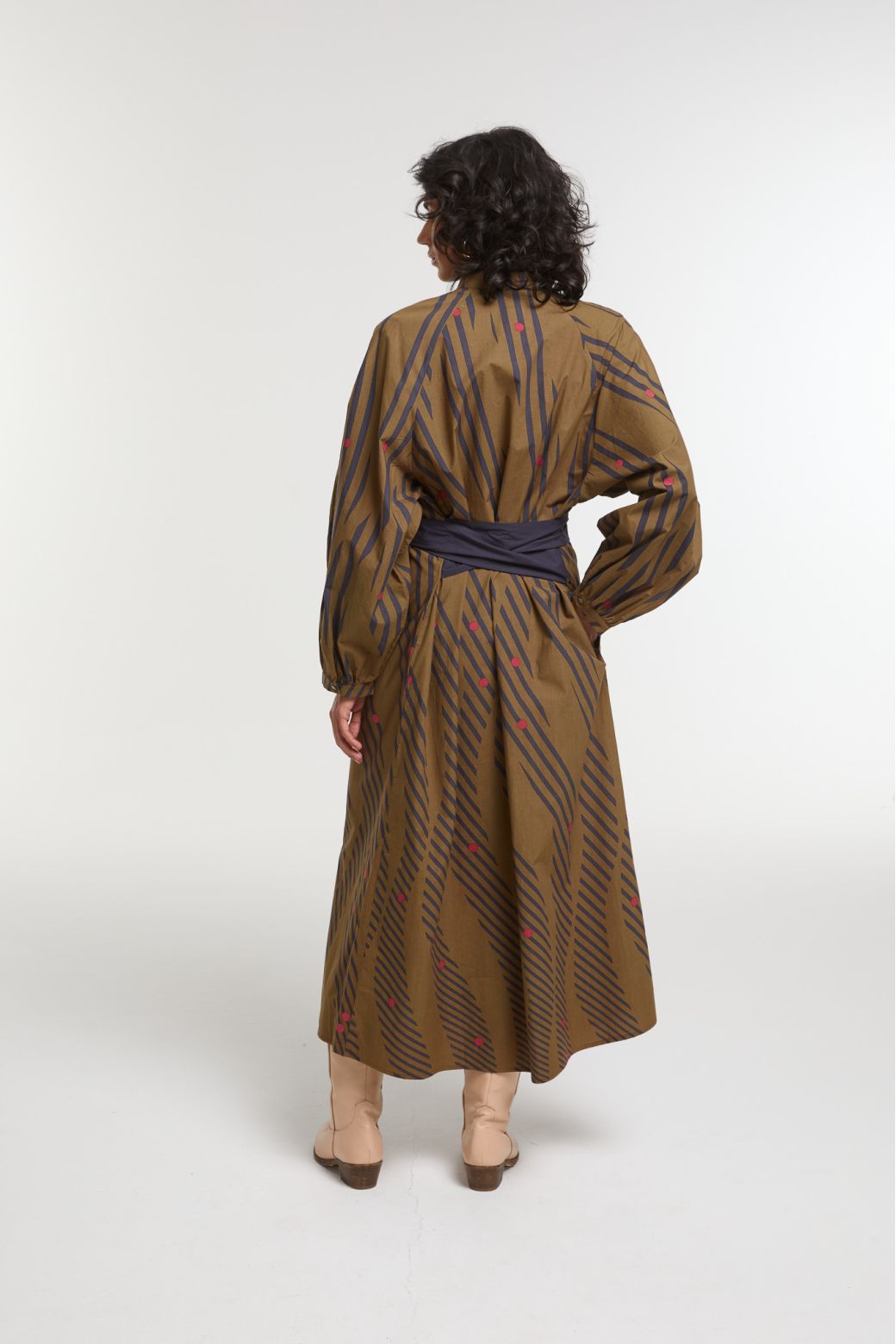 Robe Eulalie Moon Kaki