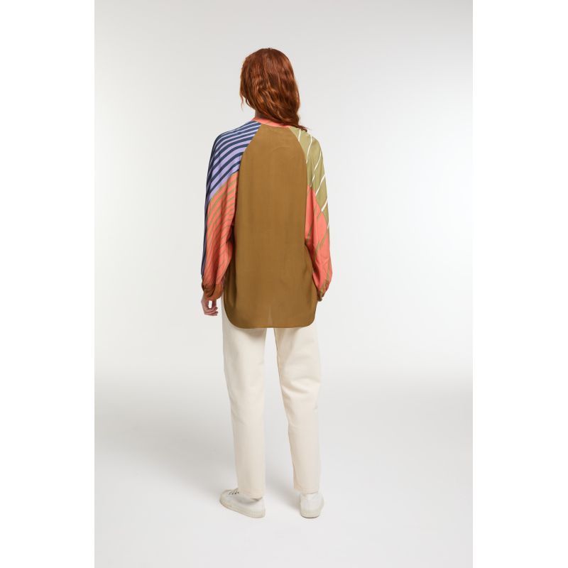 Chemise Lola Astre Kaki Orange