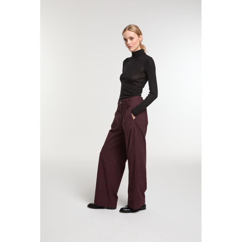 Pantalon VictorMae Bordeaux