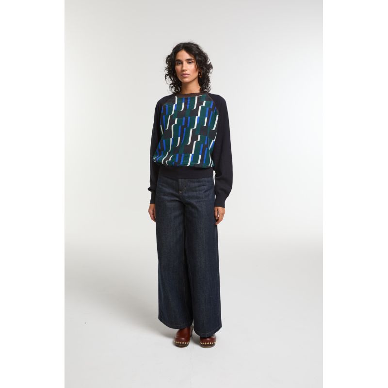 Pull Olympe Mystere Vert