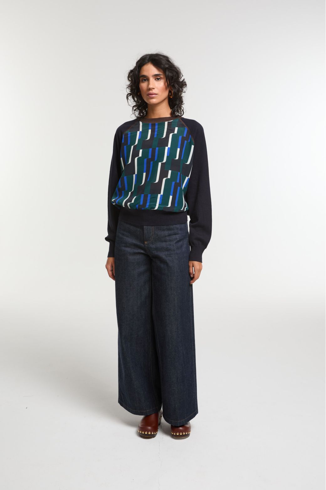 Pull Olympe Mystere Vert