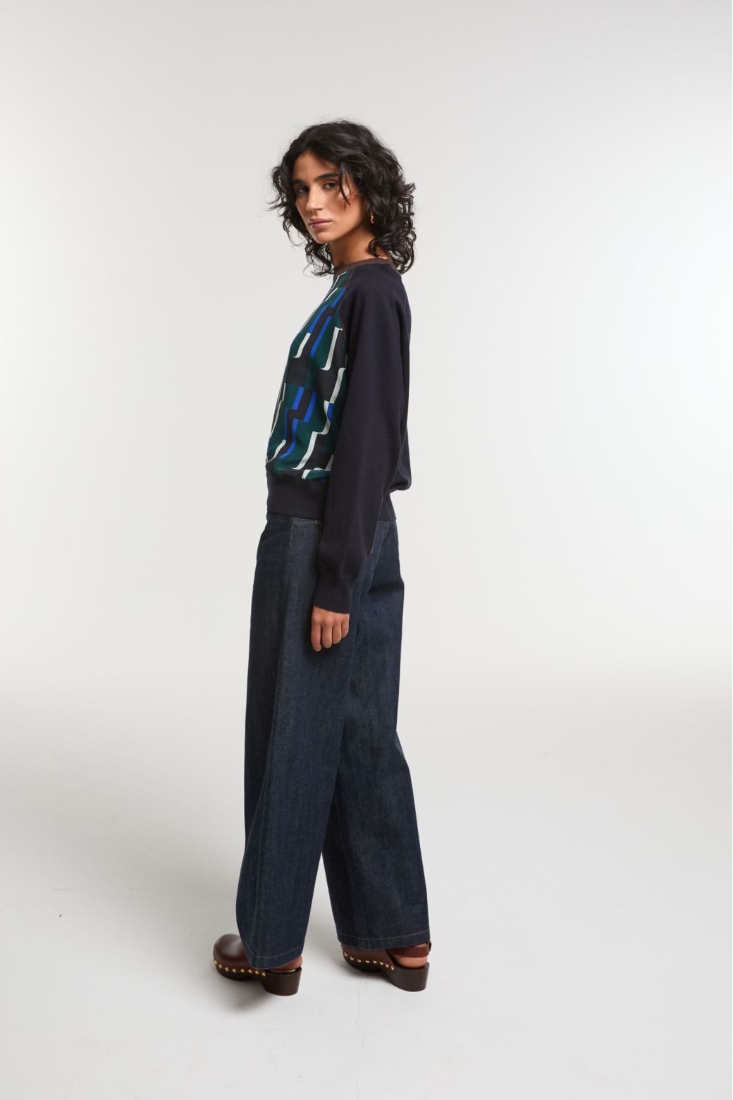 Pull Olympe Mystere Vert