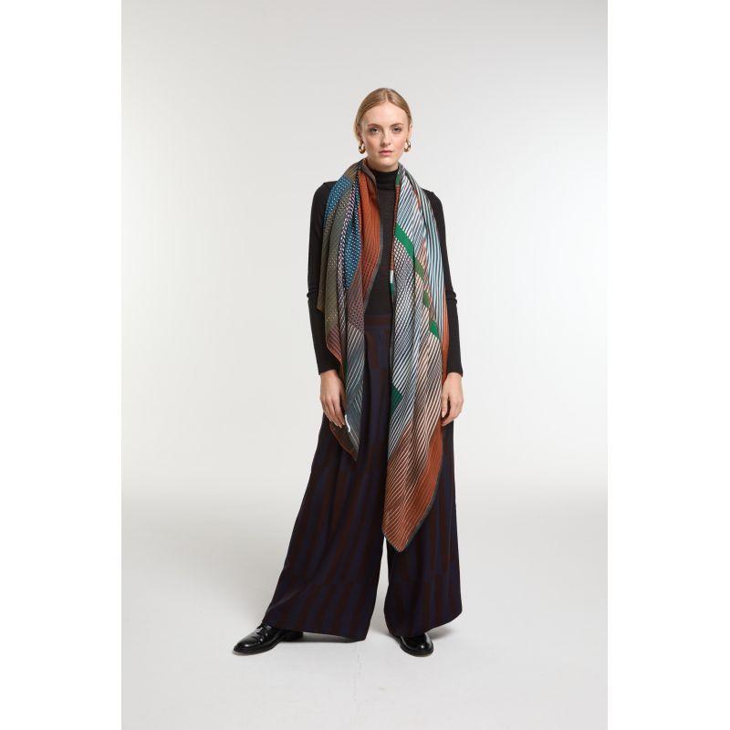 FoulardVibrant Brun