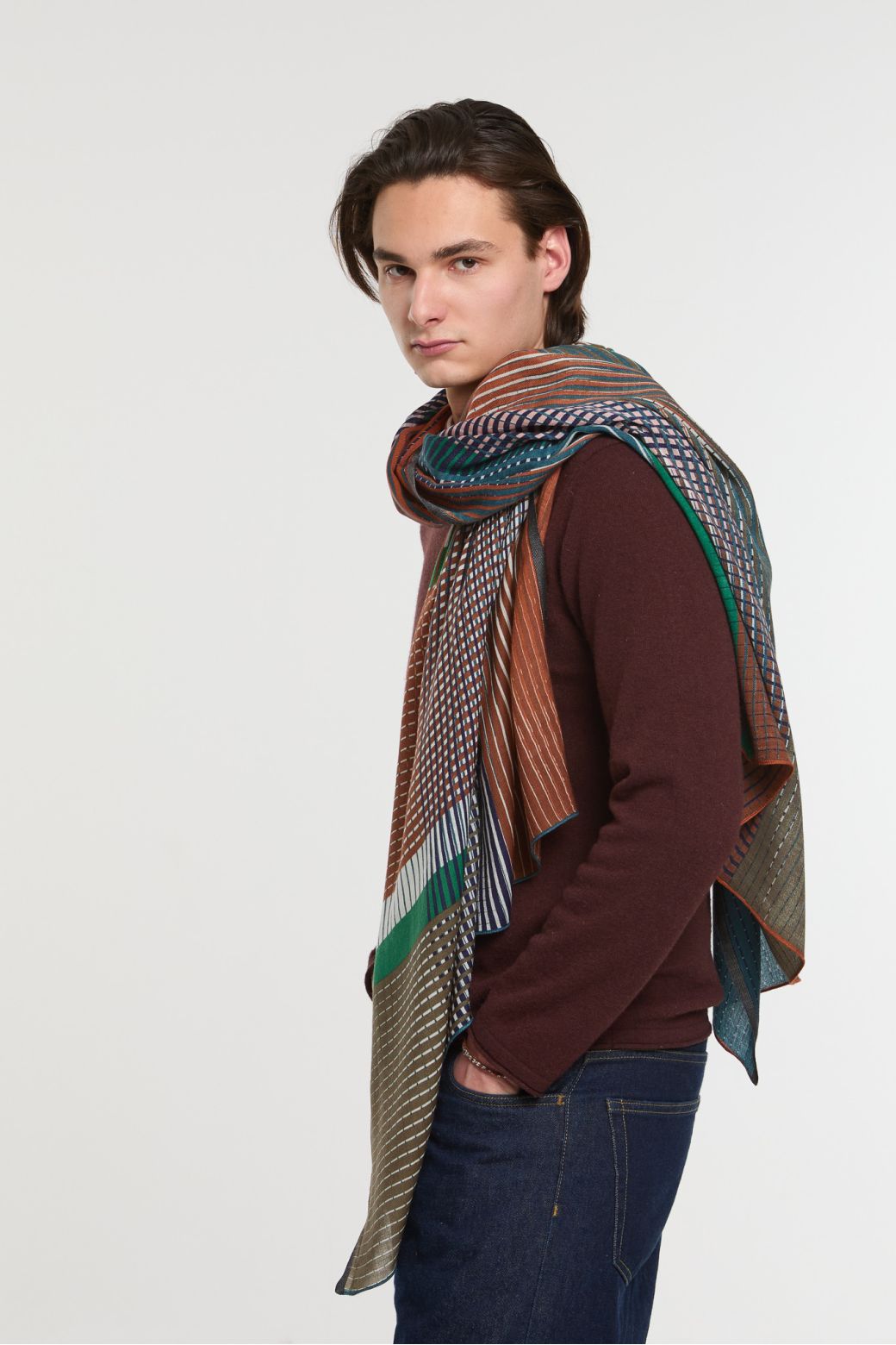 FoulardVibrant Brun