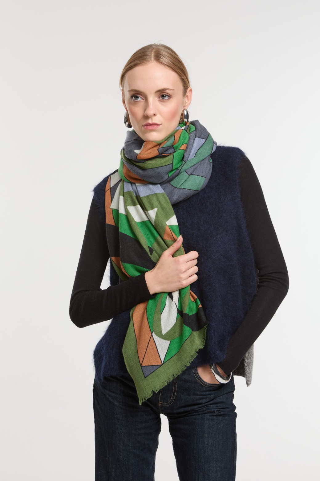 Foulard Infini Nuit Design Poétique | Mapoésie