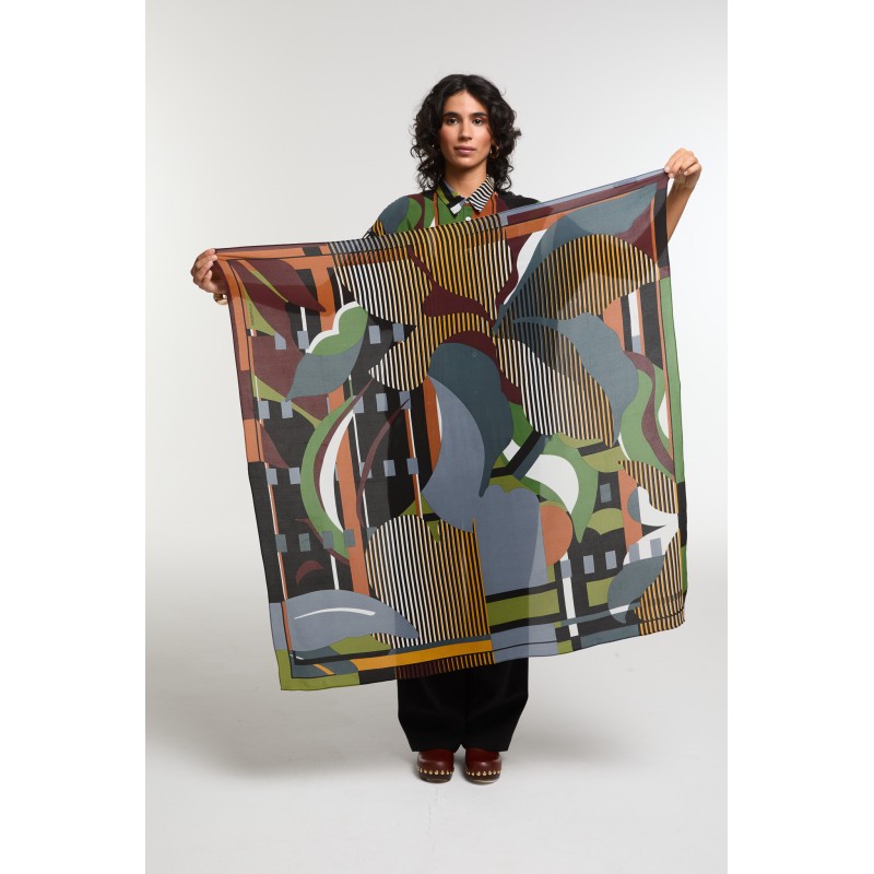 Foulard Bois Sacré Sous-Bois Authentique | Mapoésie