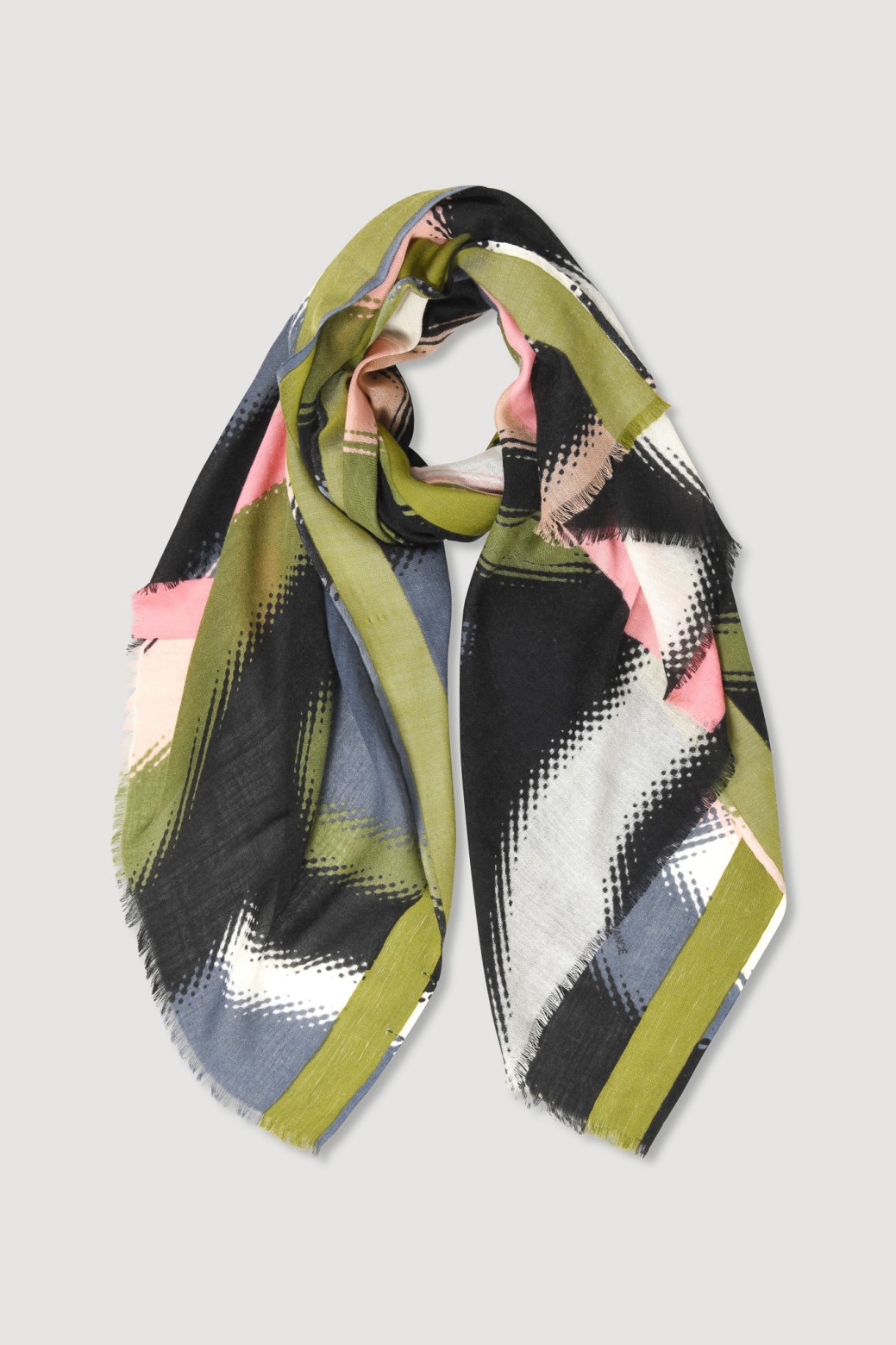 Foulard Mouvance Rose Design Arty | Mapoésie Paris