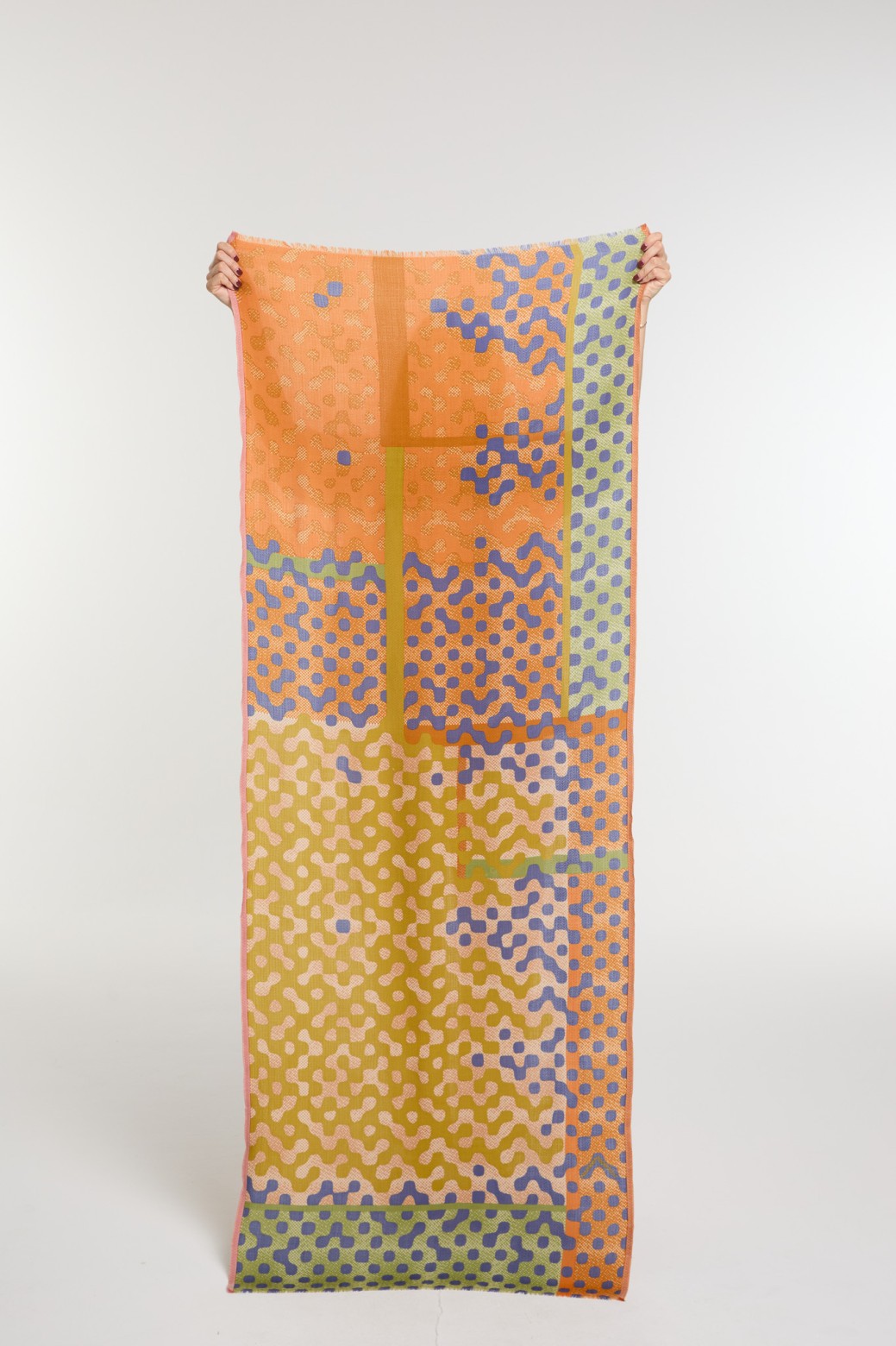 Foulard Variation Cuivre Reflets Chauds | Mapoésie