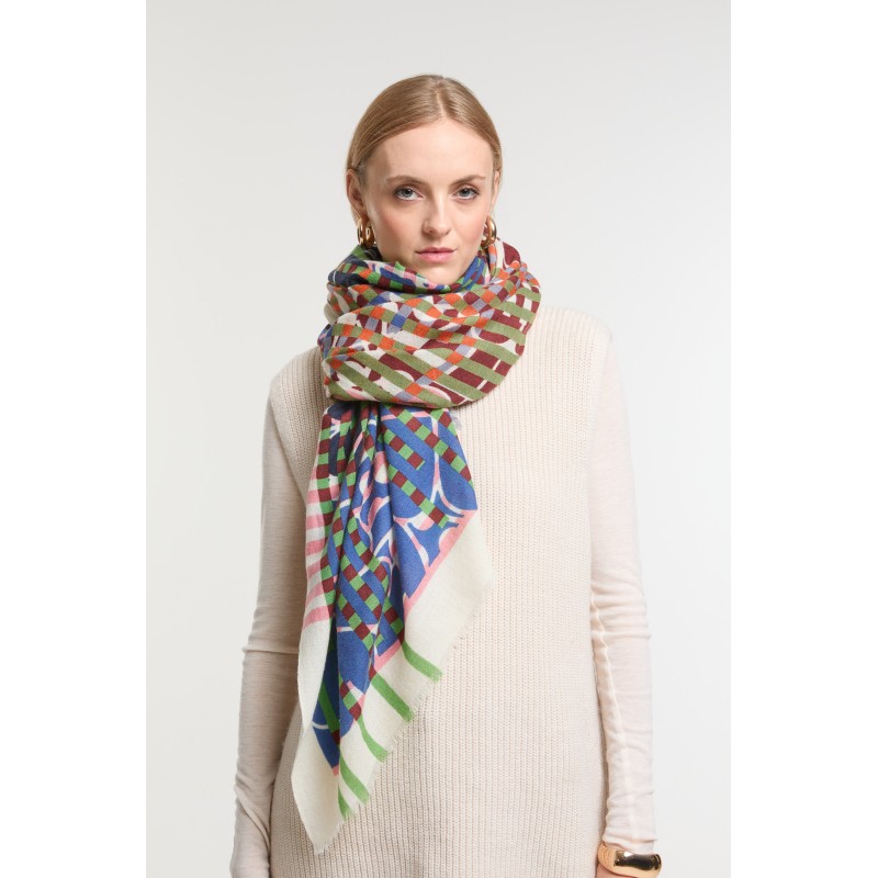 Foulard Fragrance Multico Graphique | Mapoésie Paris