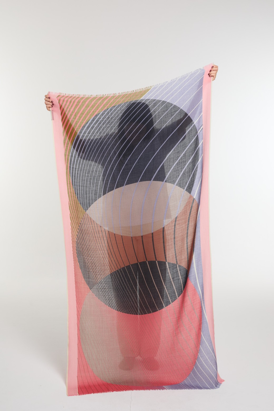 Foulard Astre Parme Nuance Douce | Mapoésie Paris