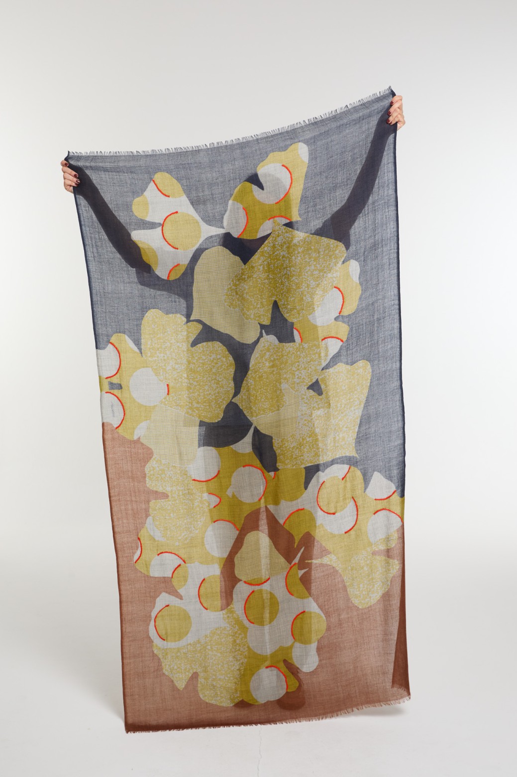 Foulard Éternel Marine Roux Graphique | Mapoésie Paris