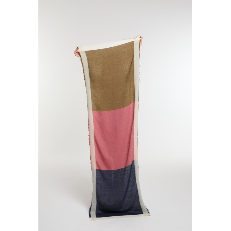 Foulard Suzon Marine Imprimé Chic | Mapoésie Paris