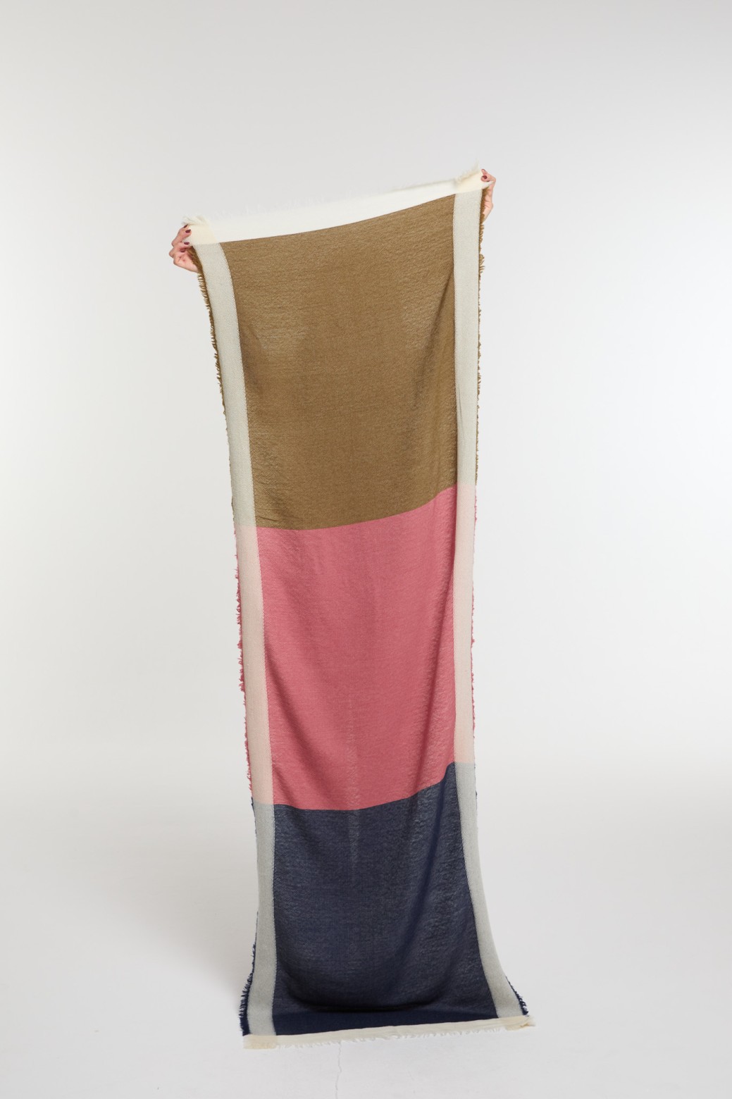 Foulard Suzon Marine Imprimé Chic | Mapoésie Paris