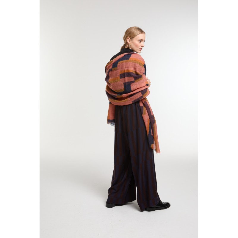 Foulard Édom Blush Allure Graphique | Mapoésie