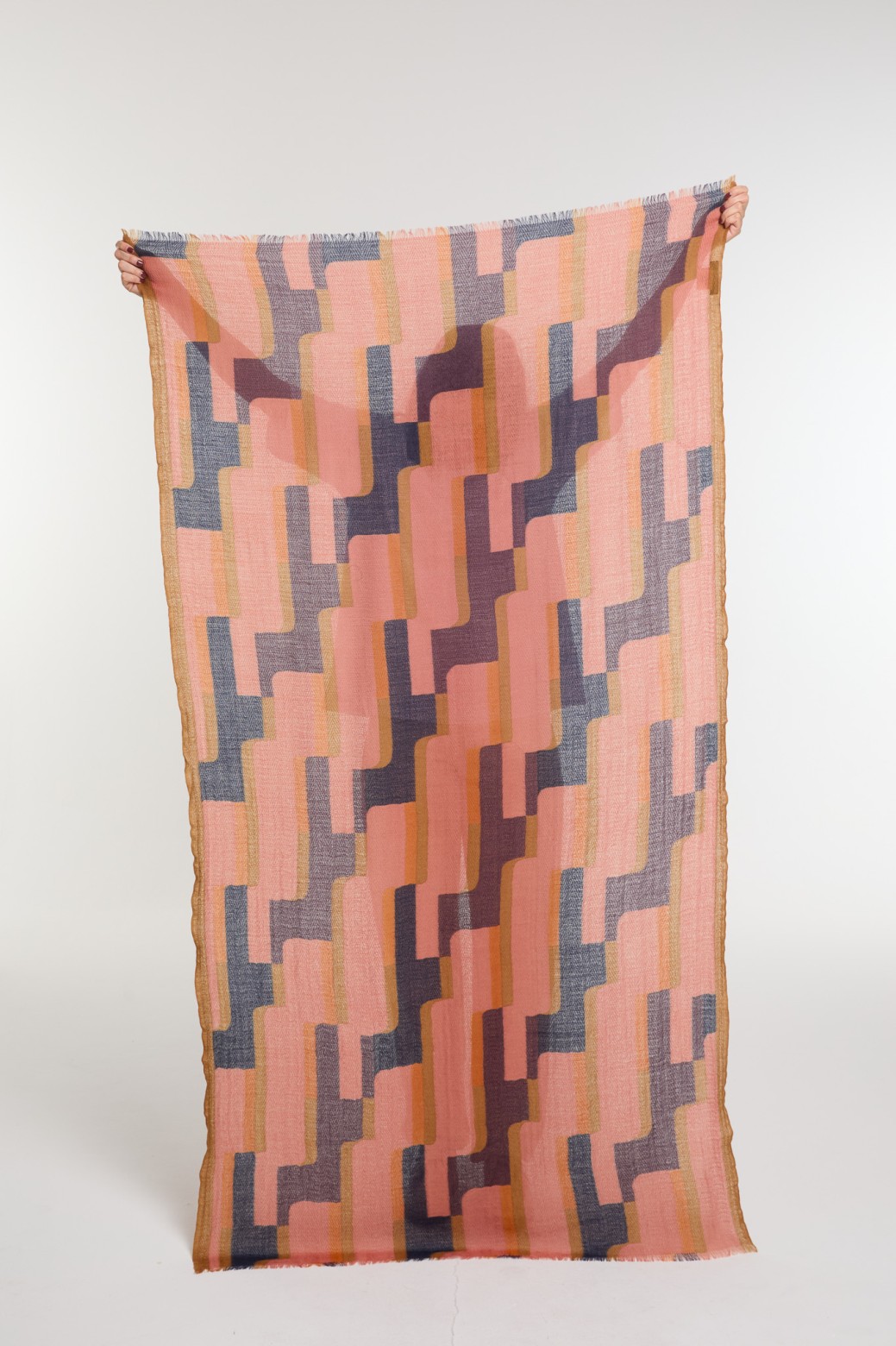 Foulard Édom Blush Allure Graphique | Mapoésie