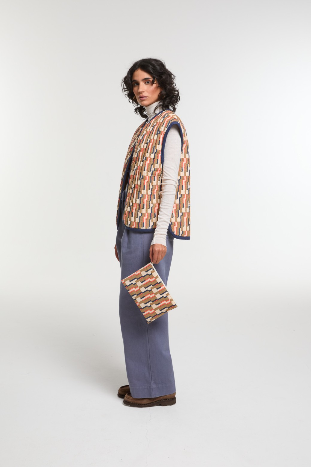 Pochette Goa Mystere Tan Trousse Chic | Mapoésie
