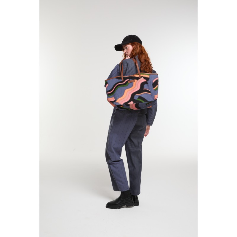 Sac Mirae Mouvance Rose Cabas Imprimé | Mapoésie