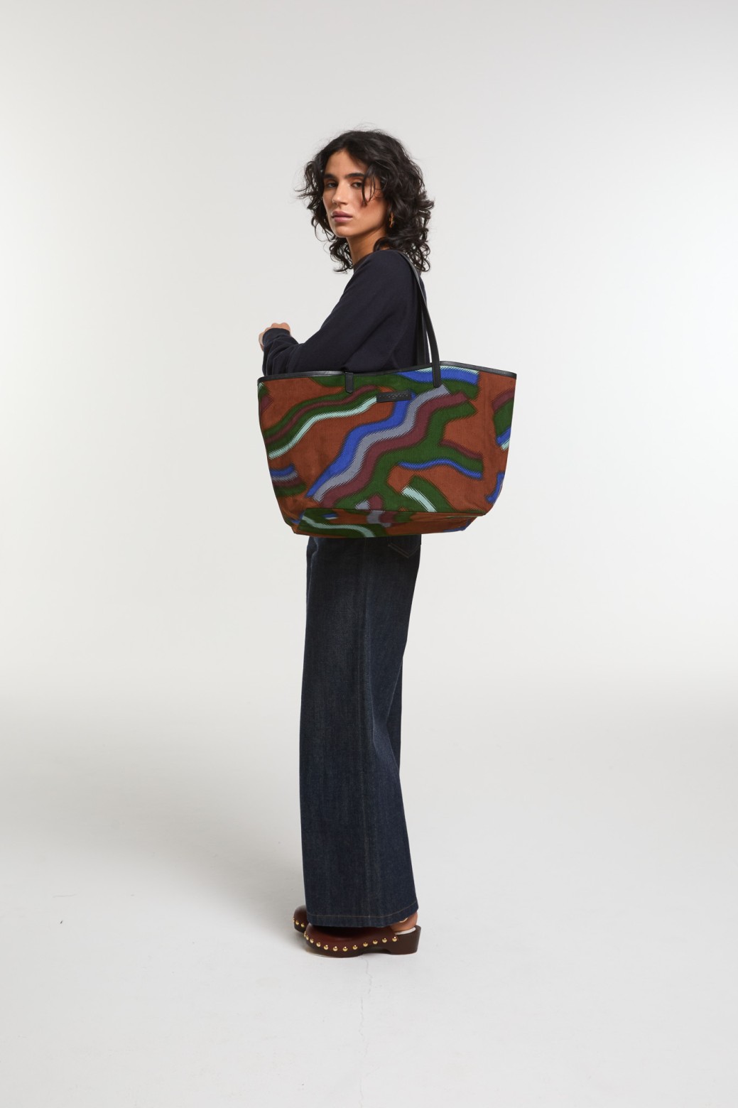 Sac Mirae Mouvance Bleu Look Graphique | Mapoésie