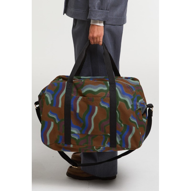 Sac de Voyage Evasion Mouvance Bleu Chic | Mapoésie Paris