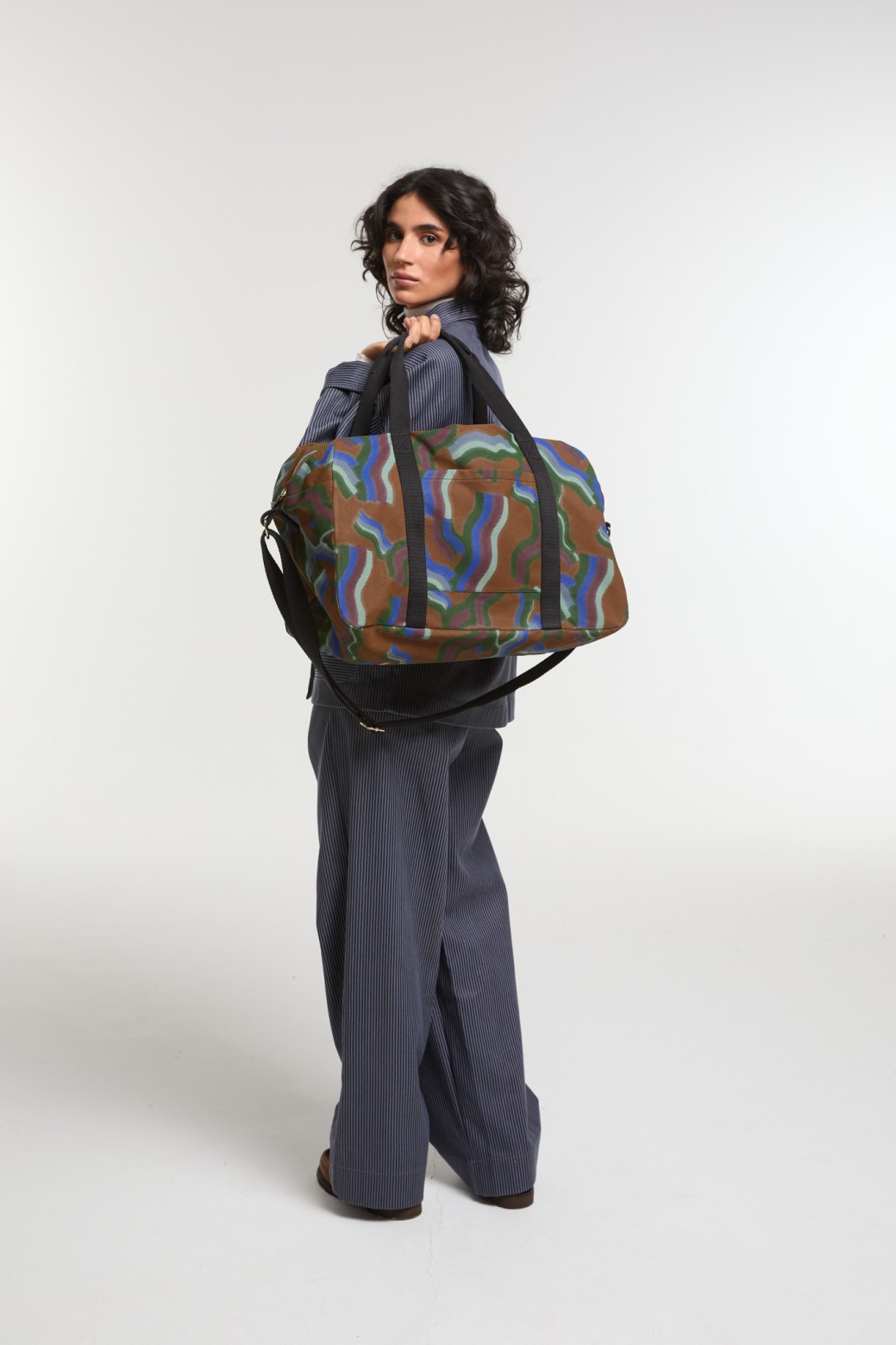 Sac de Voyage Evasion Mouvance Bleu Chic | Mapoésie Paris
