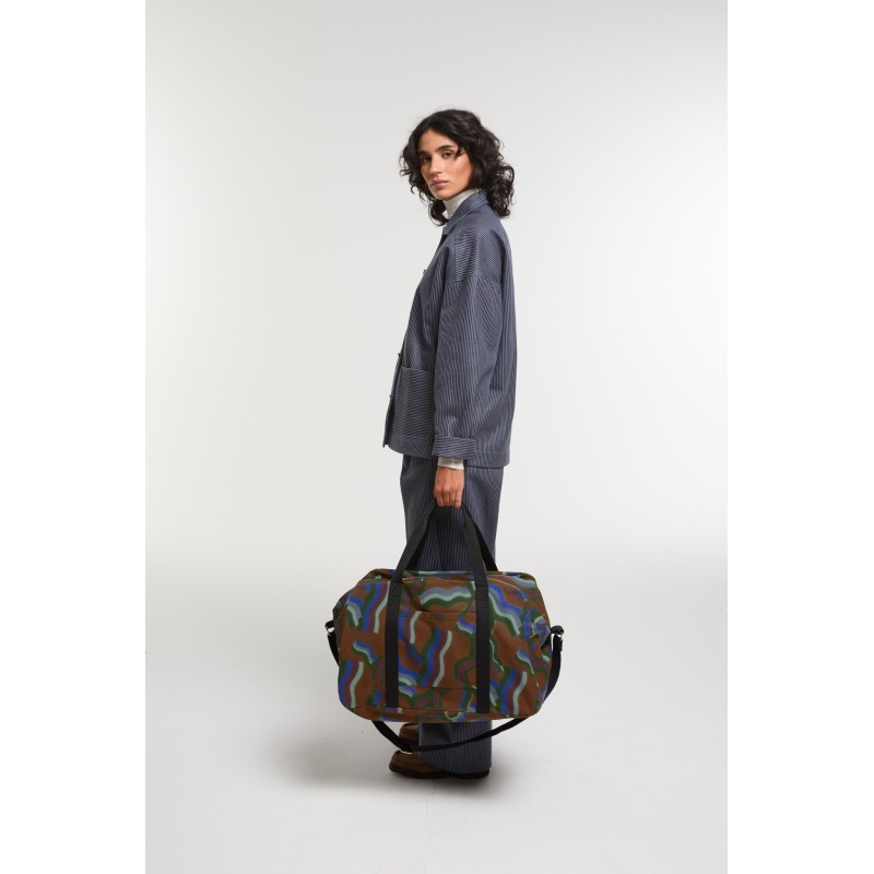 Sac de Voyage Evasion Mouvance Bleu Chic | Mapoésie Paris