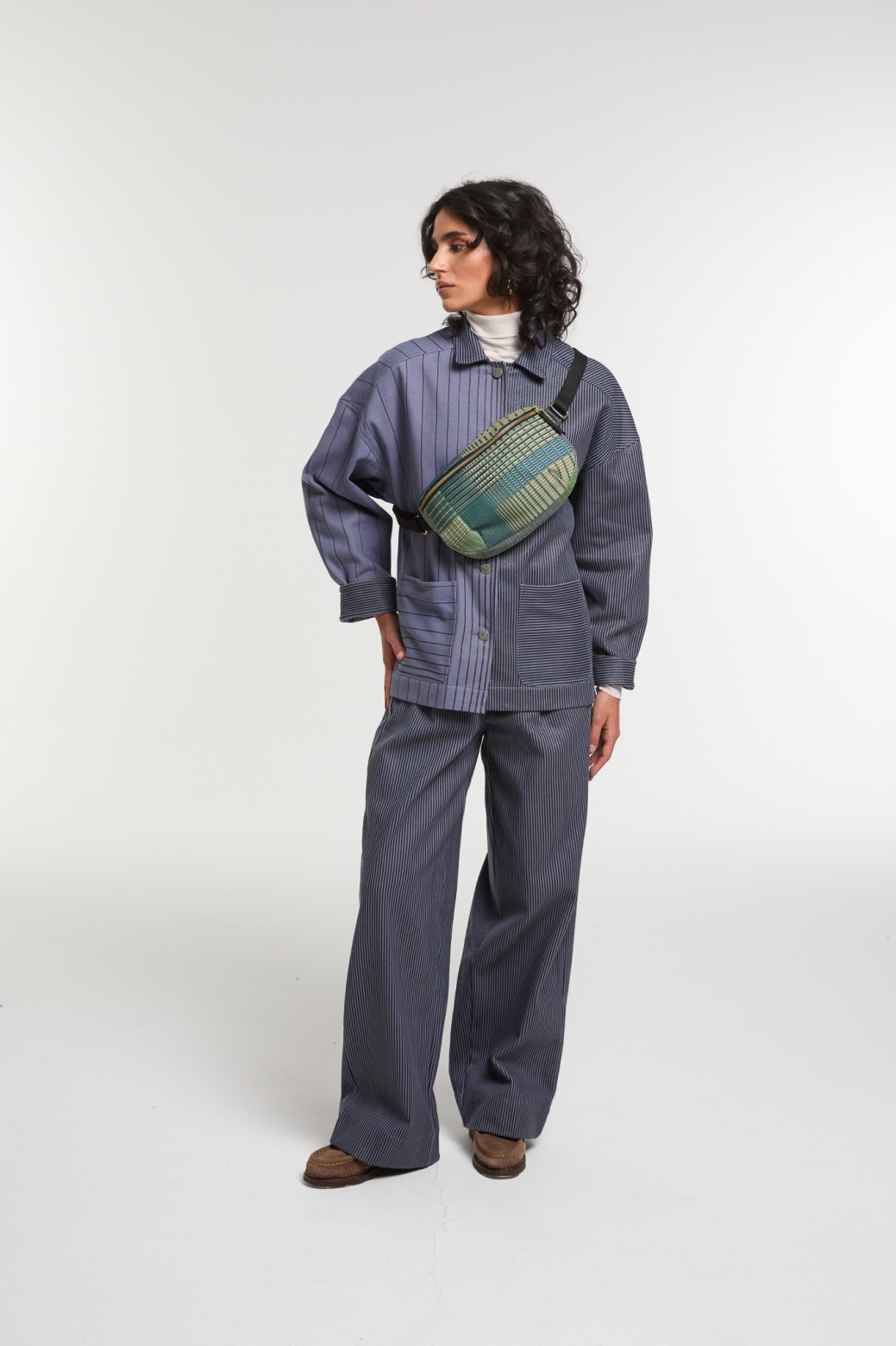 Sac Banane L Chiara Prisme Vert Tendance | Mapoésie