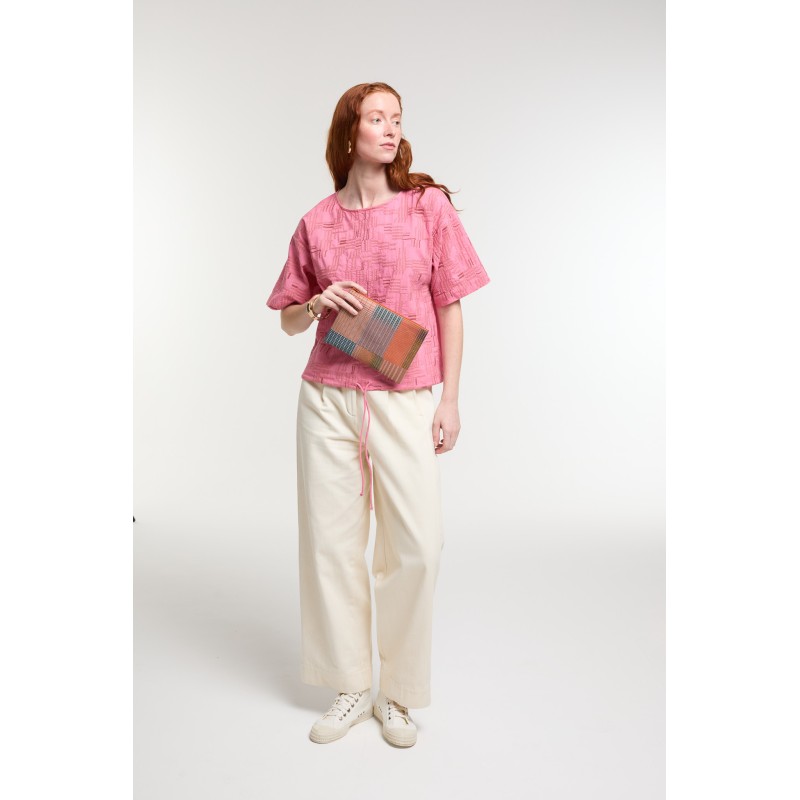 Pochette Goa Prisme Roux Trousse Chic | Mapoésie